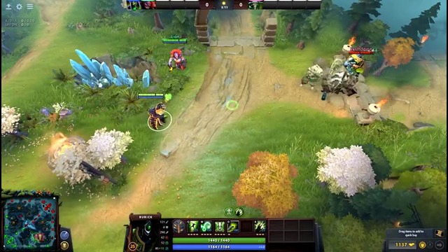Dota 2 Tricks – Force Staff at the edge of the map