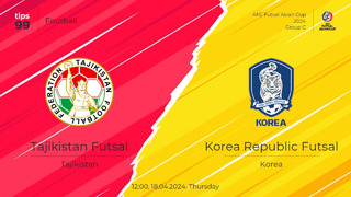 Таджикистан – Южная Корея | Футзал | Кубок Азии 2024 | Обзор матча