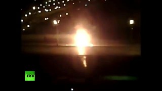 Взрыв гбо при пожаре авто
