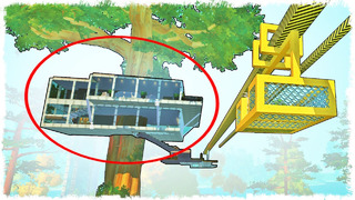 Топовый дом на дереве в scrap mechanic: survival
