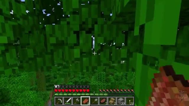 Minecraft-Громадное дерево. Зов крипера-9
