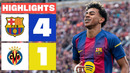 FC BARCELONA 4 – 1 VILLARREAL CF | RESUMEN LALIGA EA SPORTS