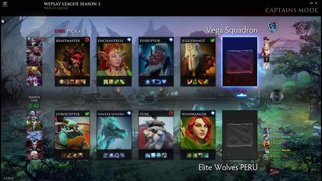 ENGLISH Vega vs EWolves WePlay Dota 2 League #3 Game 1 bo3