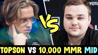 OG vs VP mid — TOPSON vs 10,000 MMR Noone
