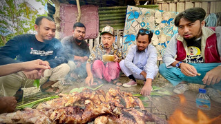 Индонезийская деревенская еда и редкая уличная еда на Ломбоке