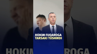 Fuqaroga tarsaki tushirgan Chiroqchi tumani hokimi intizomiy jazoga tortildi