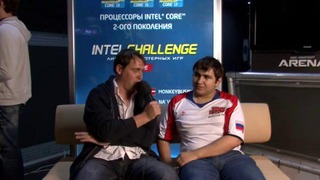 Intel Challenge IX- SuperCup по DotA. Интервью с Владимиром Аносовым