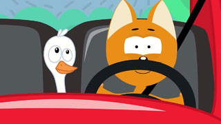 BEEP BEEP – Driving in my car – Meow Meow Kitty – Nursery Rhymes