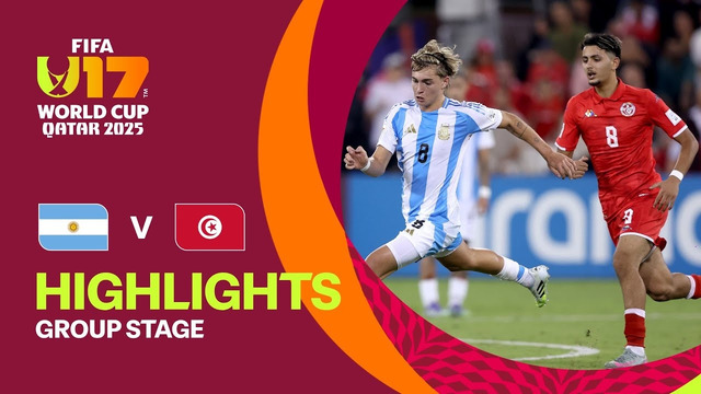 Аргентина – Тунис | Чемпионат Мира U17 2025 Qatar | 2-й тур | Обзор матча