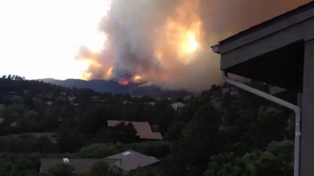 Страшный пожар в Колорадо