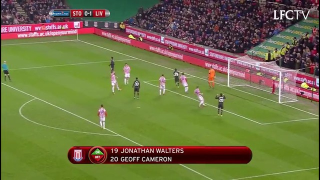 Stoke City 0-1 Liverpool FC Capital One Cup 5/01/2016