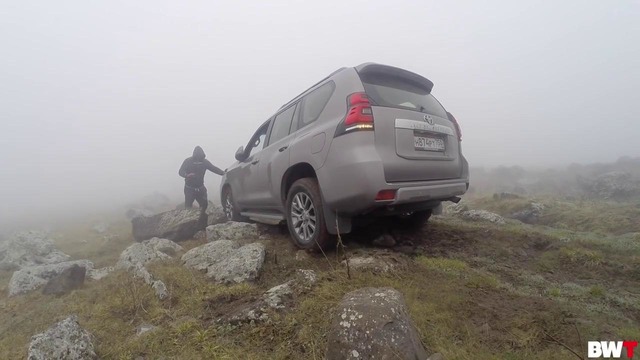 Black & White Team. Забрались в горы на новом LC PRADO. Результат удивил