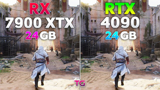 RX 7900 XTX vs RTX 4090 in Assassin’s Creed Mirage