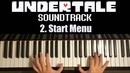Undertale OST – 2. Start Menu Theme (Piano Cover by Amosdoll)