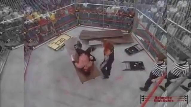 TNA Raven vs Jeff Hardy Table Match – LockDown 2005