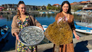 Купили Свежайшие Морепродукты прямо с лодки! Рыбный Ужин на всю семью