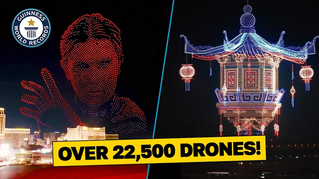 Most SPECTACULAR Drone Shows | Guinness World Records