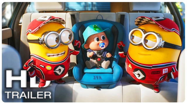 DESPICABLE ME 4 «Minions Babysits Gru Jr Scene» Trailer (NEW 2024)