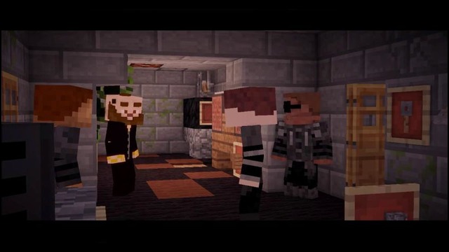 Minecraft сериал – Ограбление мафии – 3 серия