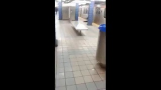 Дибил в метро