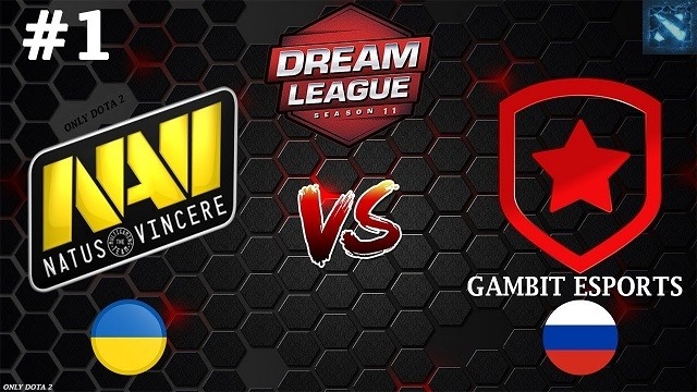 Na`Vi vs Gambit #1 (BO3)DreamLeague Season 11 Квалы 01.02.2019