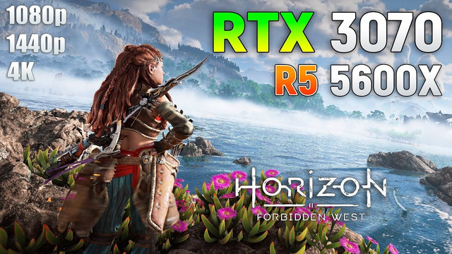Horizon Forbidden West: RTX 3070 + Ryzen 5600X | 1080p | 1440p | 4K