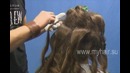 Начес у корней и кончиков волос