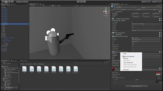 Создание FPS – First Person Shooter(Unity3D) №5 – Дмитрий Прохоров