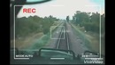 Лобовое столкновение поезда
