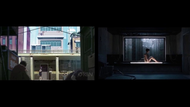 Ghost in the Shell (2017) – Trailer Compariso (2017) – Trailer Comparison with Anime