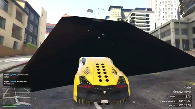 Адское испытание длинной рампой в gta online