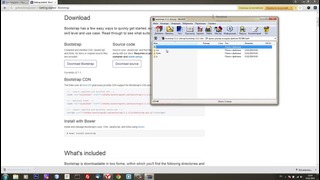 Уроки по Bootstrap 3 – #1 Установка фрэймворка