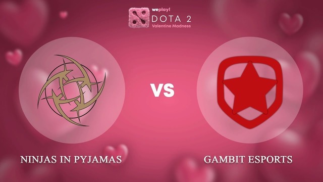 GRAND FINAL Ninjas in Pyjamas vs Gambit #2 Valentine Madness WePlay! 16.02.2019