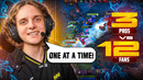 3 PRO VS 12 FANS IN DOTA 2 | NAVI CHALLENGE