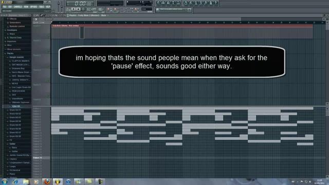 FL Studio 10 – How To Create Pitch & Volume Automation – The Pause Effect 720p HQ