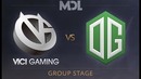 OG vs VG (bo1) MDL 2017 – 05.07.2017
