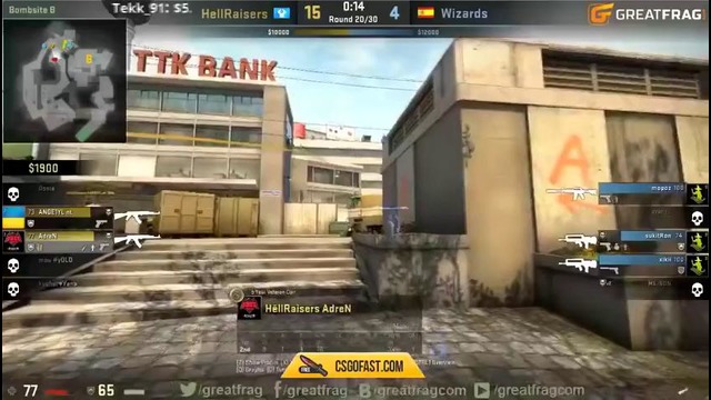 Insane Shot by Adren vs Wizards