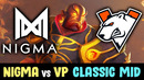 NIGMA vs VP classic mid — MIRACLE Ember vs NOONE Tiny