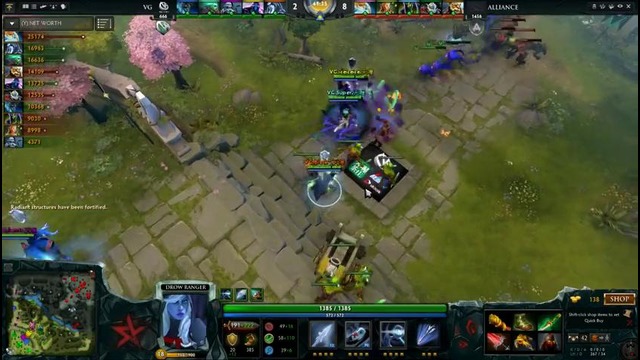DoTA2 WCA: Alliance vs VG (WB Semifinal, Game 1) HQ