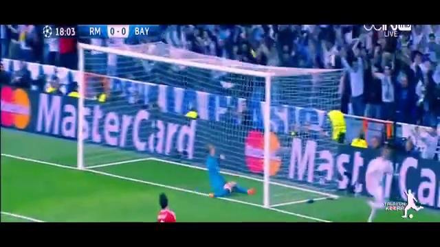 Real Madrid vs FC Bayern München 1-0 Benzema’s Goal.UCL 23 04 2014