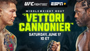 UFC Vegas 75: Веттори VS Каннонир