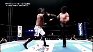 AJ Styles vs Shinsuke Nakamura Highlights – Wrestle Kingdom 10 1.4.16