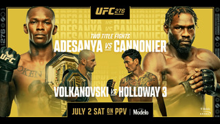 UFC 276: Adesanya vs. Cannonier – Основной кард (03.07.2022)