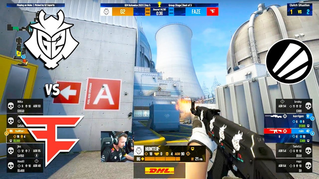 IEM Katowice 2023: G2 vs FaZe (CS:GO) ЛУЧШИЕ МОМЕНТЫ