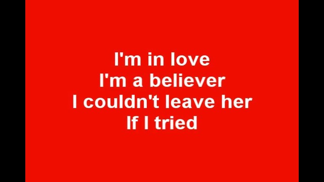 Smash Mouth: I’m a Believer (with Lyrics) / Shrek OST