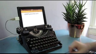 USB Typewriter – печатная машинка в роли клавиатуры