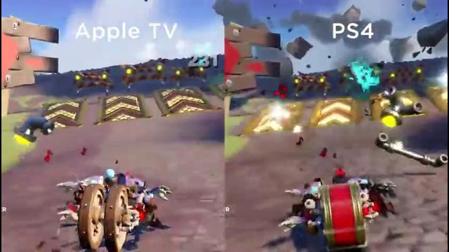 7 minutes of Skylanders SuperChargers compared on Apple TV, PS4 and Xbox 360