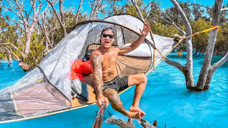 Living On A Tree Tent In Crocodile Country