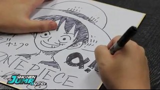 One Piece: Luffy: Eiichiro Oda OFFICIAL Creator Sketch Video