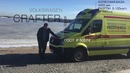 Карета скорой помощи реанимобиль Volkswagen crafter. Мужской разговор